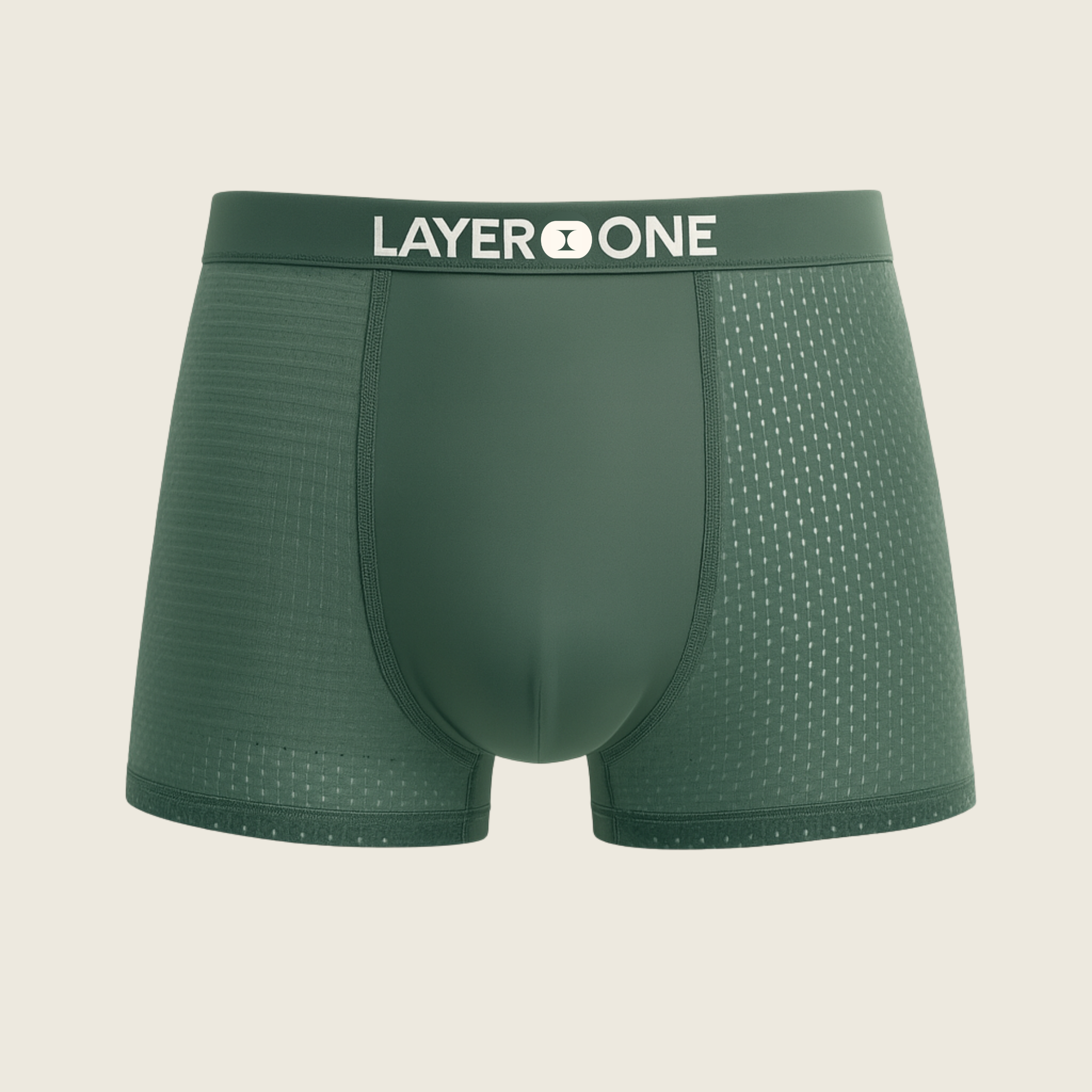 LAYER ONE® Caleçon en fibre de Bambou (Vert)