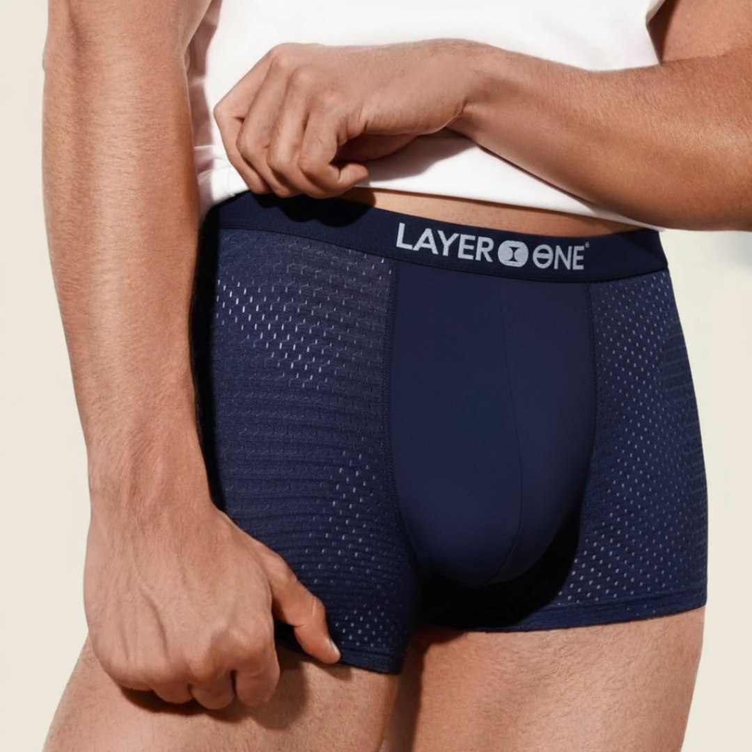 LAYER ONE® Caleçon en fibre de Bambou Pack de 5 | + 5 OFFERTS (Multicolore)