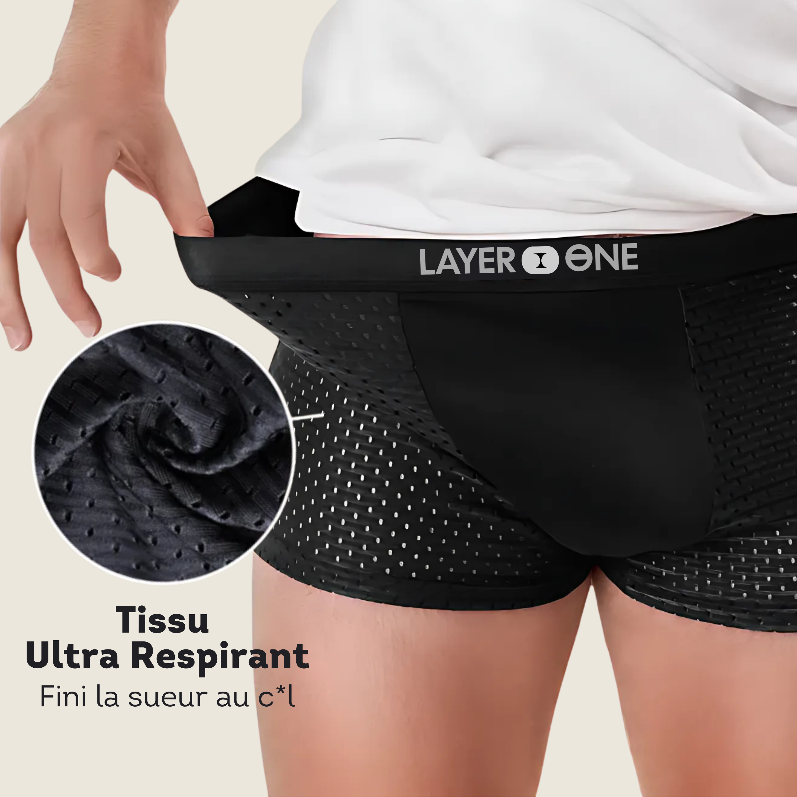LAYER ONE® Caleçon en fibre de Bambou Pack de 5 | + 5 OFFERTS (Multicolore)