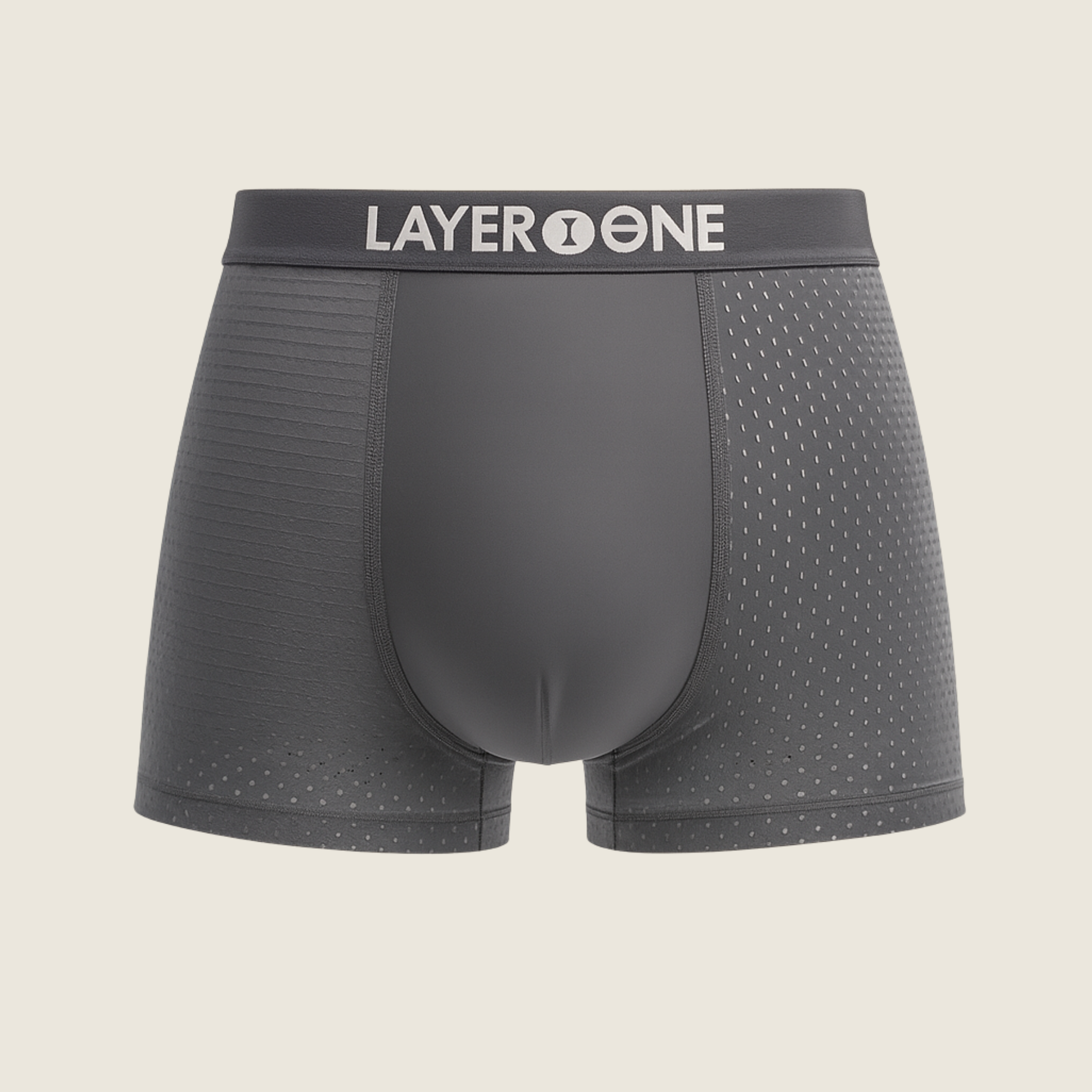 LAYER ONE® Caleçon en fibre de Bambou (Gris)