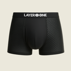 LAYER ONE® Caleçon en fibre de Bambou (Noir)