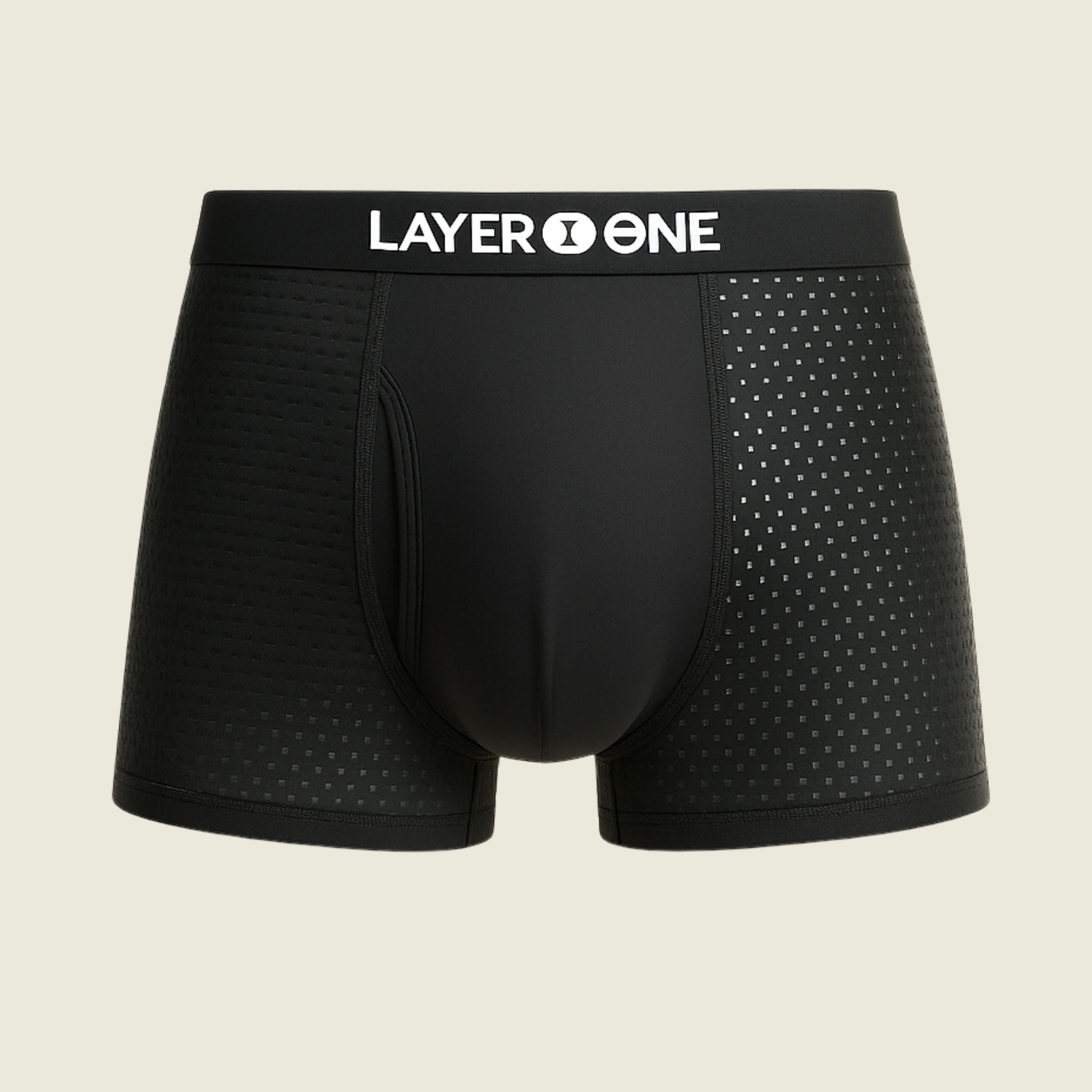 LAYER ONE® Caleçon en fibre de Bambou (Noir)